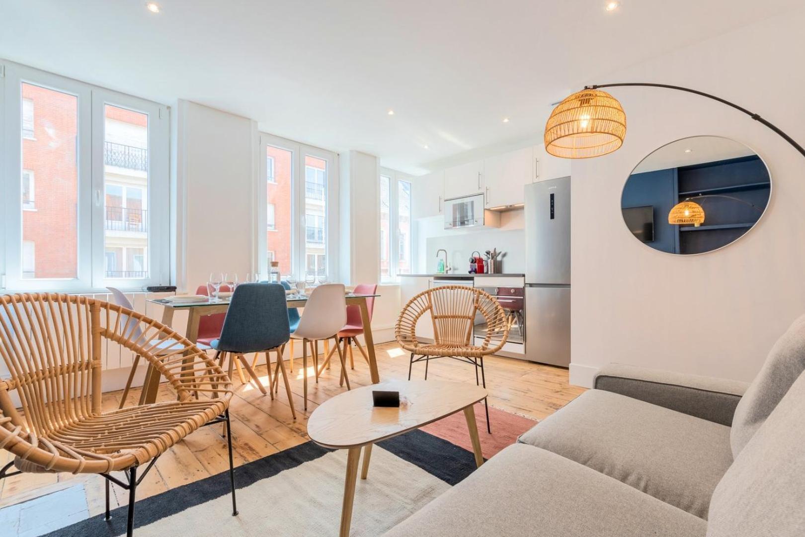 Bright 3-Bedroom 2-Bathroom Flat Lille Eksteriør billede